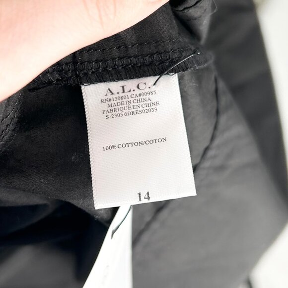 NWT A.L.C. Lark Cotton Cutout Maxi Dress with Removable straps - Picture 8 of 10